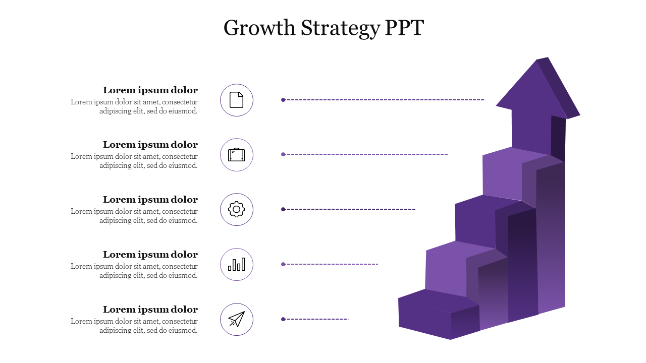 Creative Growth Strategy PPT and Google Slides
